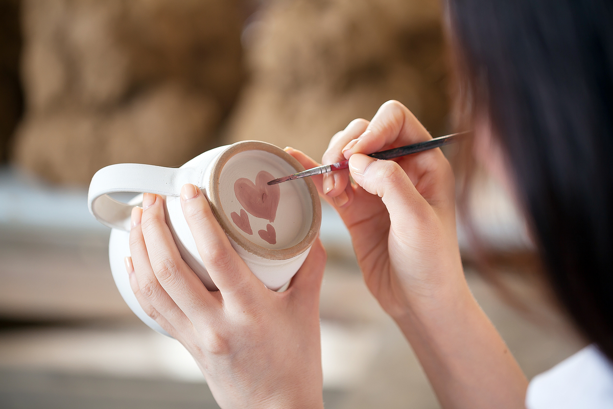 도자기 그림 그리기